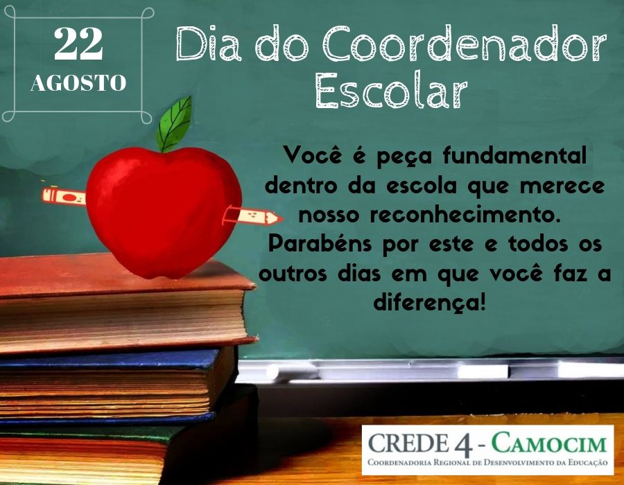 De Agosto Dia Do Coordenador Escolar Coordenadoria Regional De